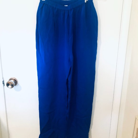 Vintage Shomi by Miller Shor Petite 100% Silk Pant Suit Size 8 NWT - Picture 8 of 9